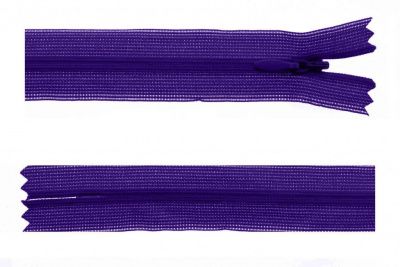 Молния потайная Т3 866, 50 см, капрон, цвет фиолетовый - купить в Смоленске. Цена: 8.62 руб.