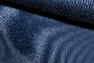 Ткань костюмная 8874/3, цвет темно-синий, 100% полиэфир - купить в Смоленске. Цена 433.60 руб.