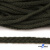Шнур плетеный d-6 мм круглый, 70% хлопок 30% полиэстер, уп.90+/-1 м, цв.1075-хаки - купить в Смоленске. Цена: 588 руб.