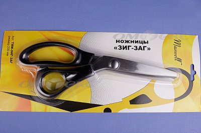 Ножницы ЗИГ-ЗАГ "MAXWELL" 230 мм - купить в Смоленске. Цена: 1 041.25 руб.