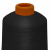 Нитки текстурированные кручёные, намот. 15 000 м, цвет чёрный - купить в Смоленске. Цена: 237.24 руб.