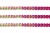 Пайетки "ОмТекс" на нитях, CREAM, 6 мм С / упак.73+/-1м, цв. 89 - розовый - купить в Смоленске. Цена: 468.37 руб.