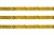 Пайетки "ОмТекс" на нитях, SILVER SHINING, 6 мм F / упак.91+/-1м, цв. 48 - золото - купить в Смоленске. Цена: 356.19 руб.