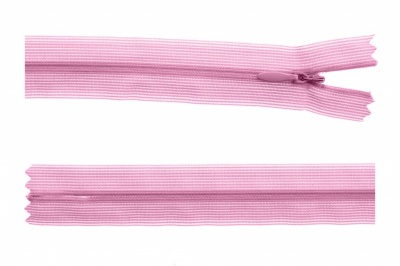 Молния потайная Т3 513, 60 см, капрон, цвет св.розовый - купить в Смоленске. Цена: 10.13 руб.