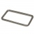 Рамка металлическая прямоугольная, 40 х 15 мм- тём.никель - купить в Смоленске. Цена: 4.60 руб.