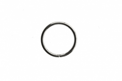 Кольцо металлическое d-15 мм, цв.-никель - купить в Смоленске. Цена: 2.48 руб.