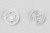 Кнопки пришивные пластиковые 11,5 мм, блистер 24шт, цв.-прозрачные - купить в Смоленске. Цена: 59.44 руб.