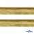 Кант атласный 136, шир. 12 мм (в упак. 65,8 м), цвет золото - купить в Смоленске. Цена: 433.08 руб.