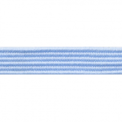 Резиновые нити с текстильным покрытием, шир. 6 мм ( упак.30 м/уп), цв.- 108-голубой - купить в Смоленске. Цена: 155.22 руб.