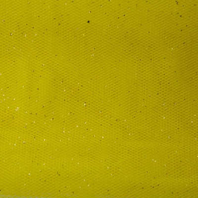 Сетка Глиттер, 24 г/м2, шир.145 см., желтый - купить в Смоленске. Цена 118.43 руб.